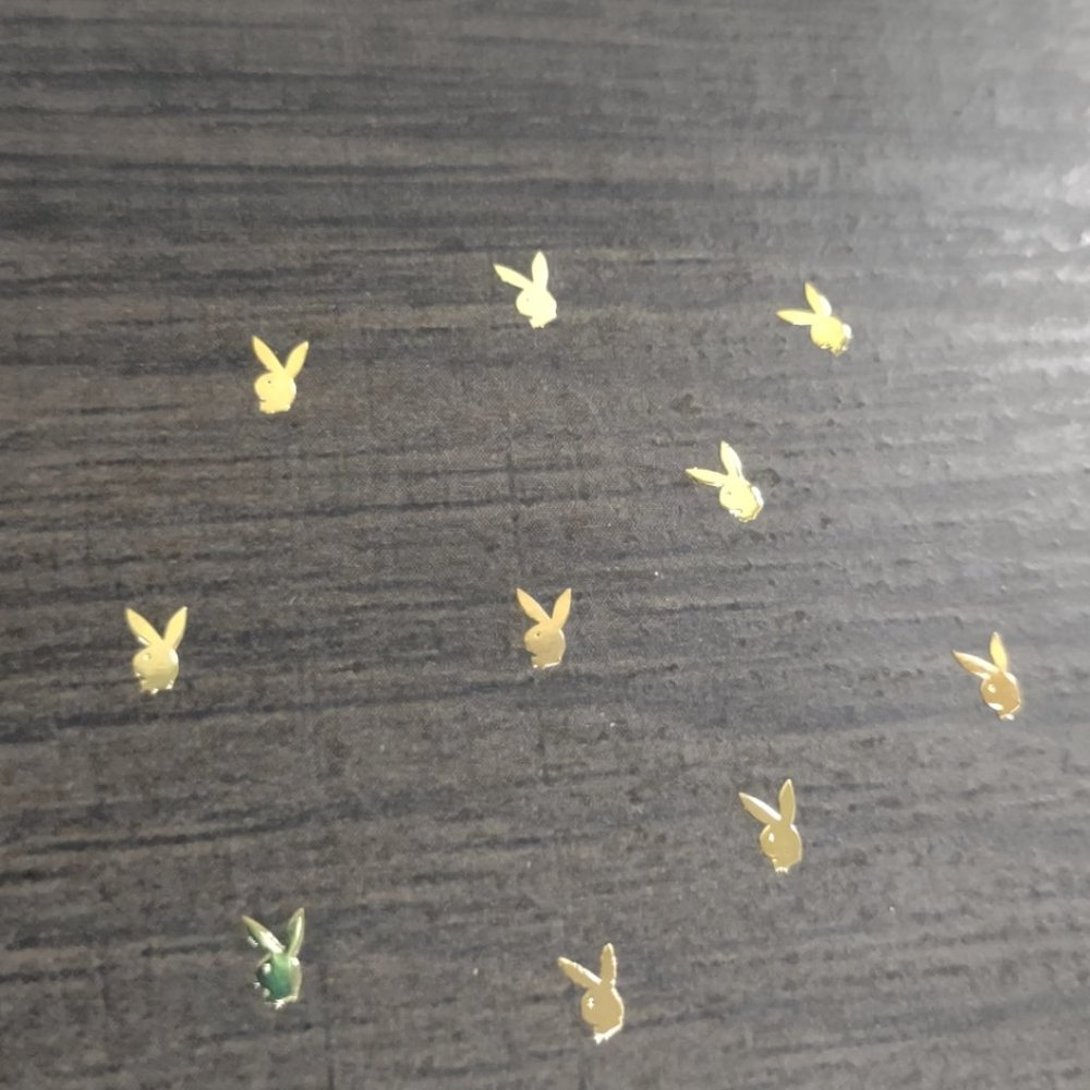 Unbranded Gold Tone Fashion Playboy Nail Art 1 Full Set